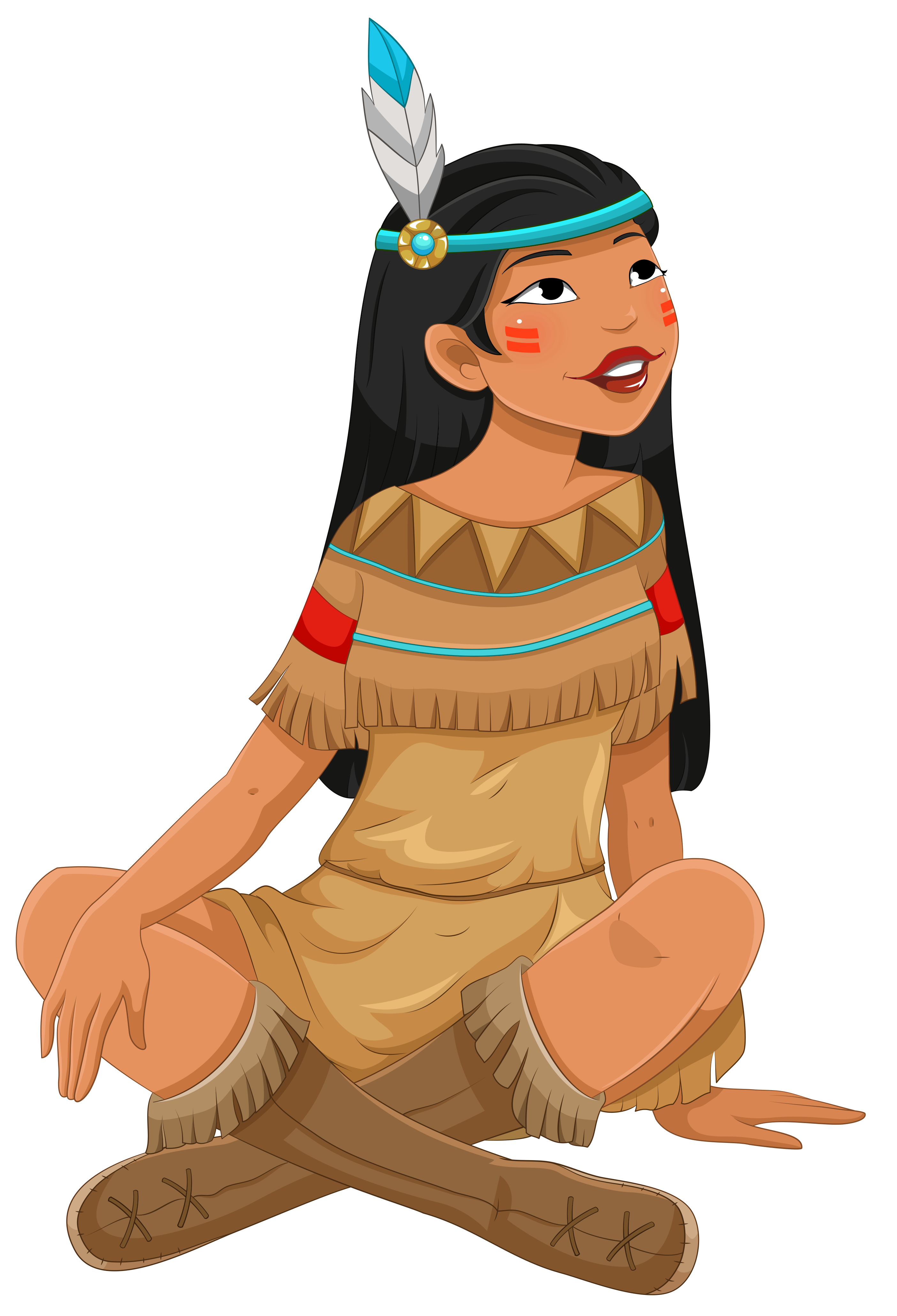 Grandmother clipart old lady. Transparent native american girl