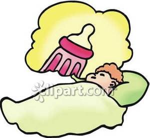 dreaming clipart baby