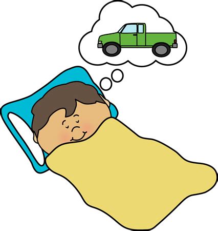 In bed clip art. Dreaming clipart sleep dream