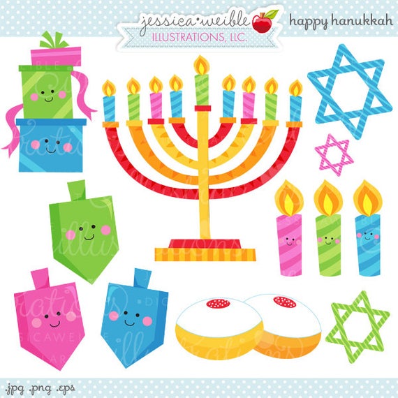 dreidel clipart happy