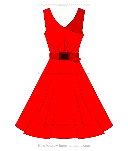 Dress clipart cute dress. Red x free clip