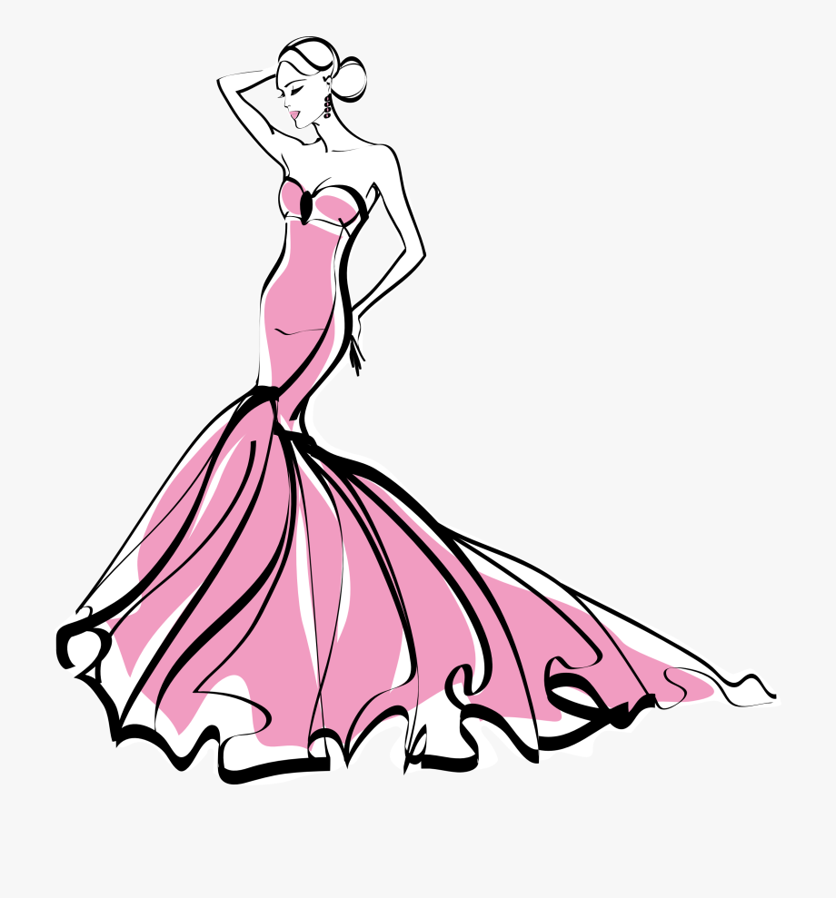 dress clipart designer dress