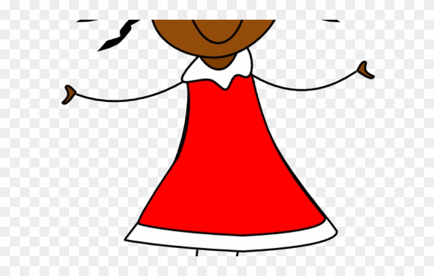 dress clipart red