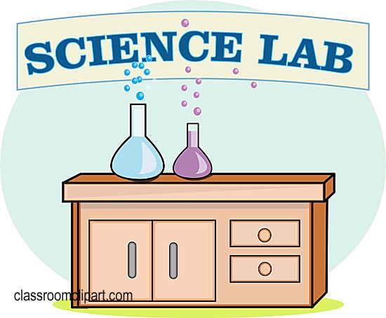 lab clipart science word
