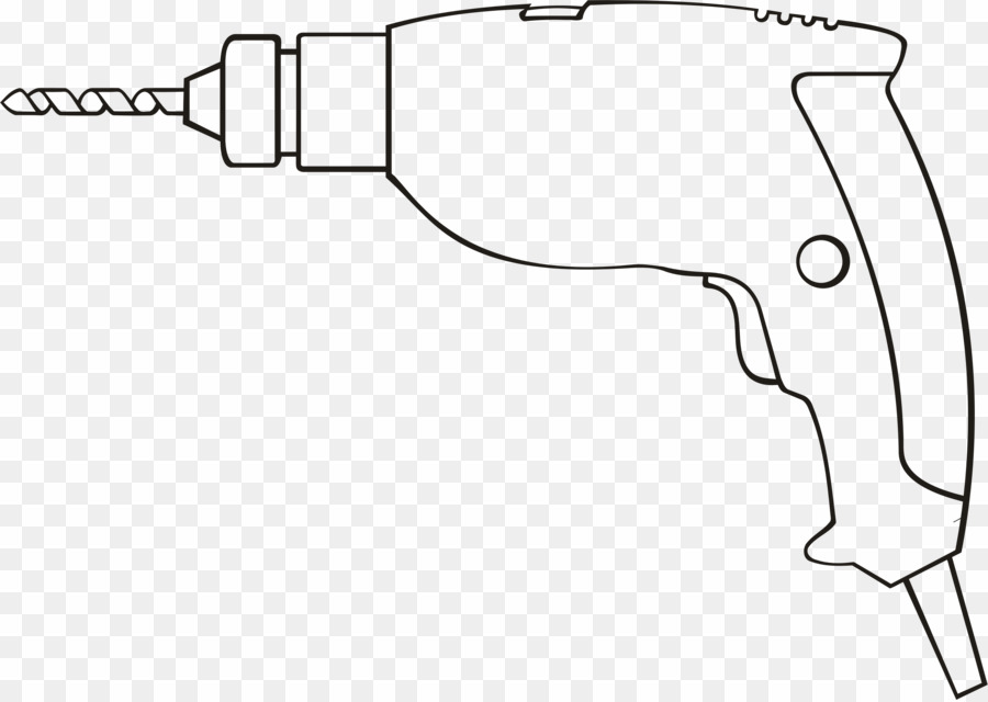 Png hammer download . Drill clipart black and white