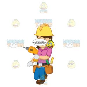 drill clipart construction work