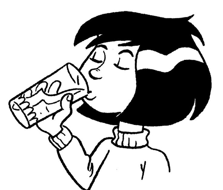 Drink clipart black and white. Free people drinking cliparts