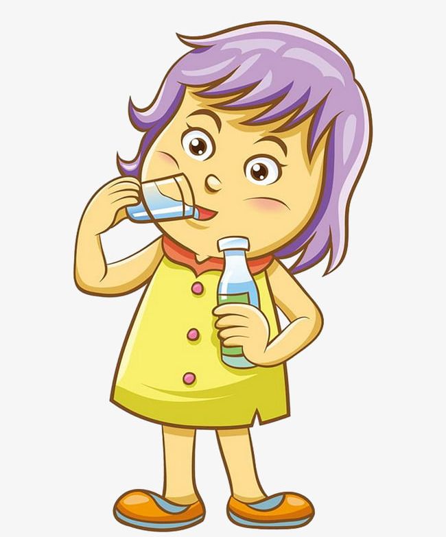 Drink clipart cartoon. Girls water png 