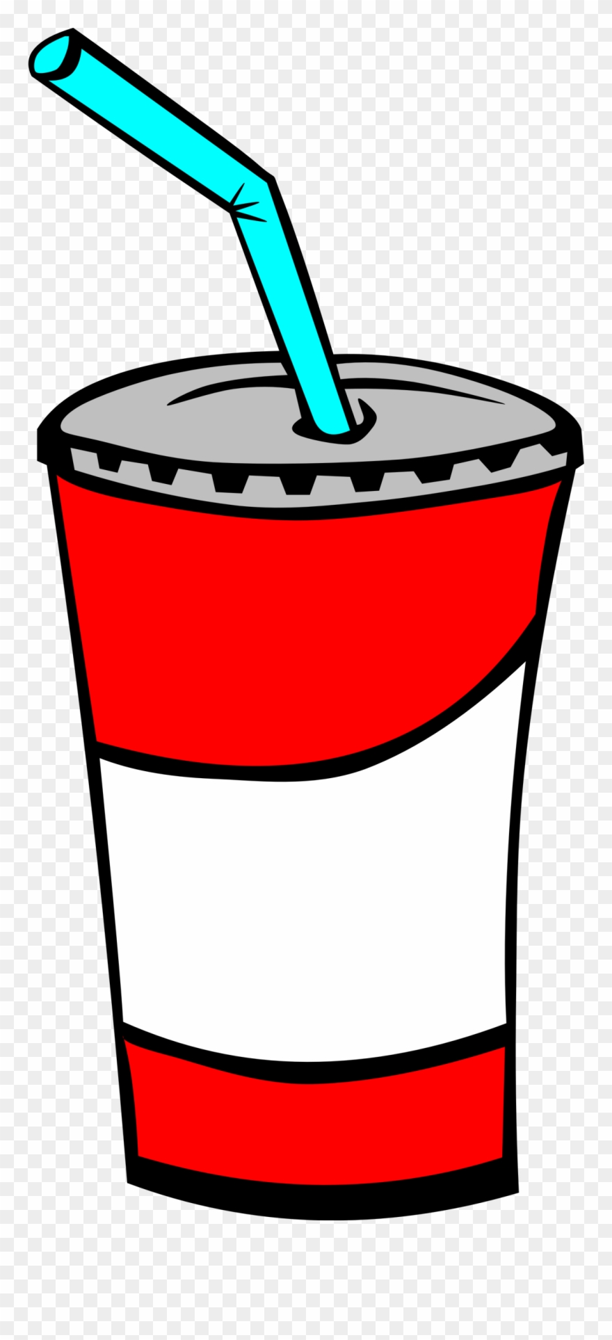 Fast food drinks fountain. Drink clipart soda