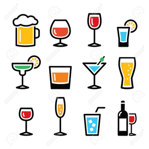 drinking clipart alcahol