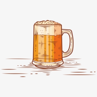 Drinks mug transparent cartoon. Drinking clipart beer drawing