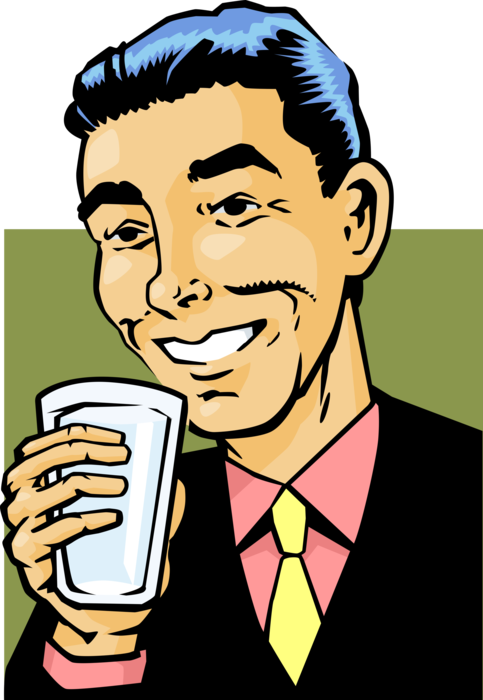 drinking clipart business man