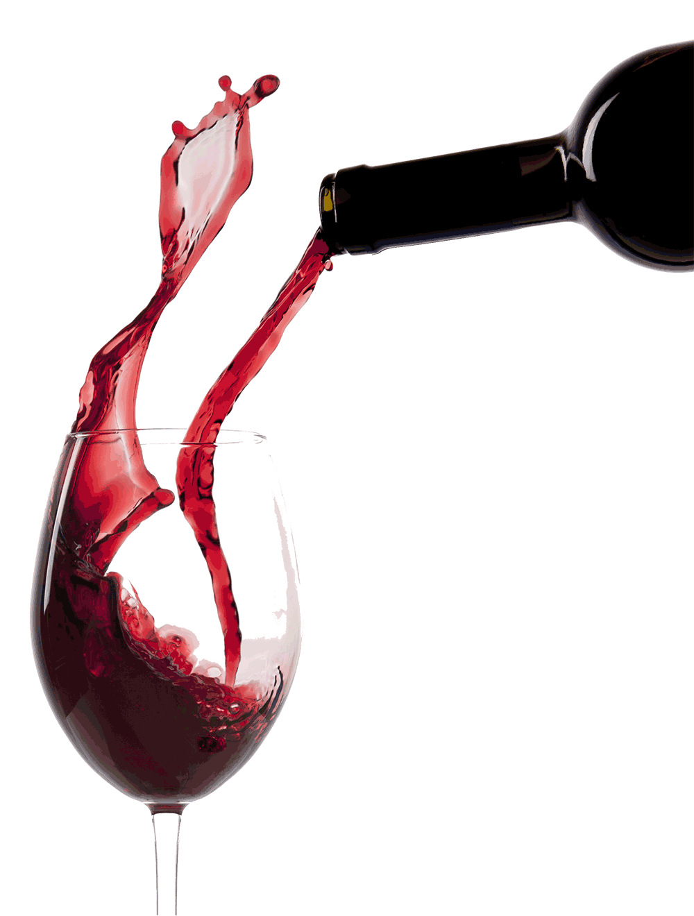 Of five isolated stock. Wine bottle and glass png
