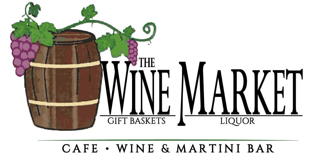 Drinking clipart liquor basket. The wine market in
