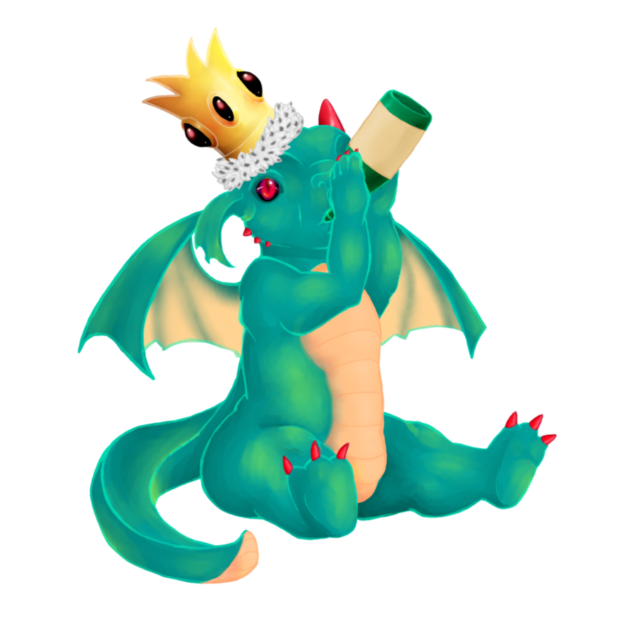 Little dragon beer by. Drinking clipart sad patient