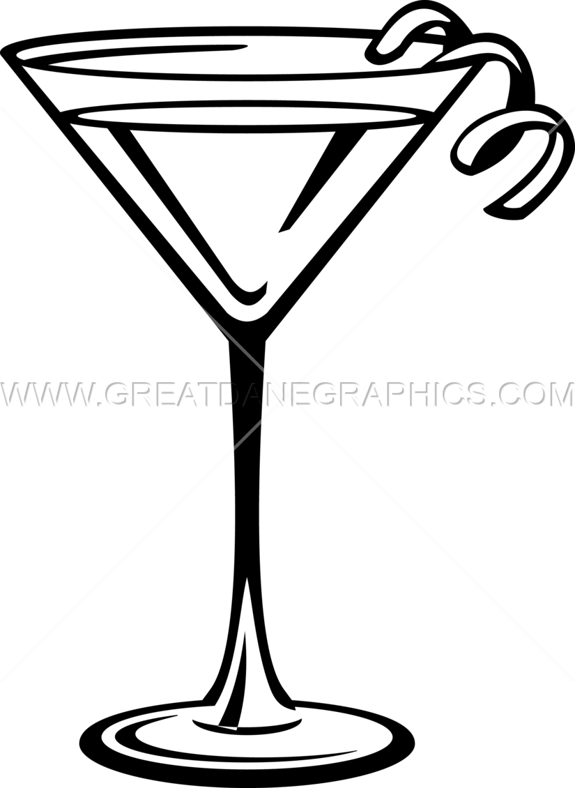 drinks clipart black and white