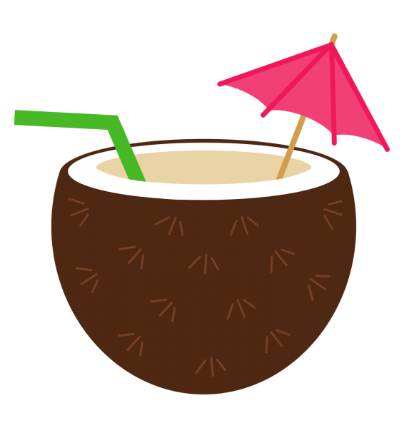 drinks clipart coconut
