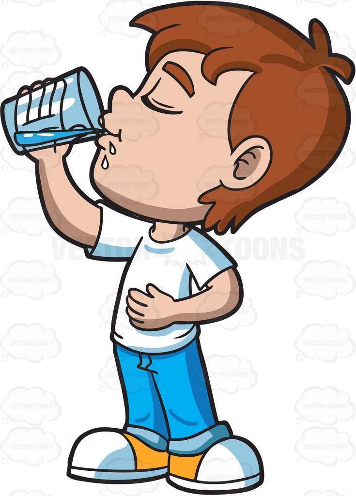 drinks clipart drinking water