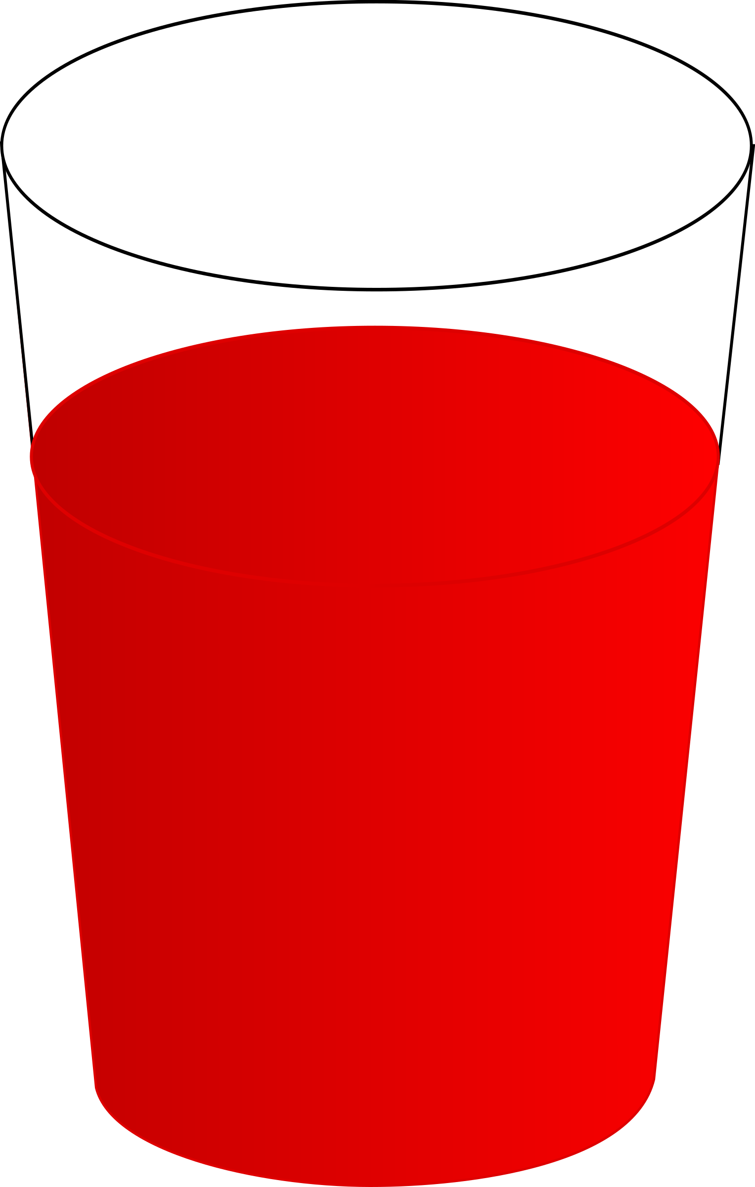 Glass clipart red. Drinking with punch big