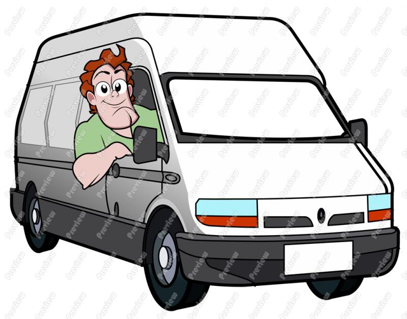 minivan clipart work van
