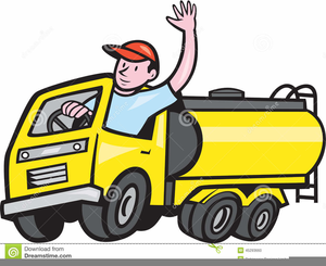 driver clipart gas tanker