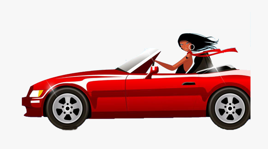 Driving clipart car owner. Black woman 