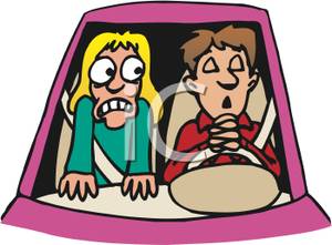 driver clipart scared