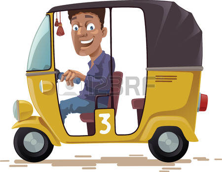 driver clipart tricycle driver