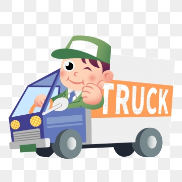 Driving clipart trucker. Truck driver png vector