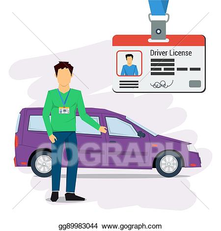 drivers license clipart car