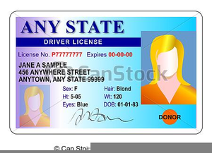 Drivers license clipart clip art. Free images at clker