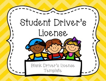 drivers license clipart kid