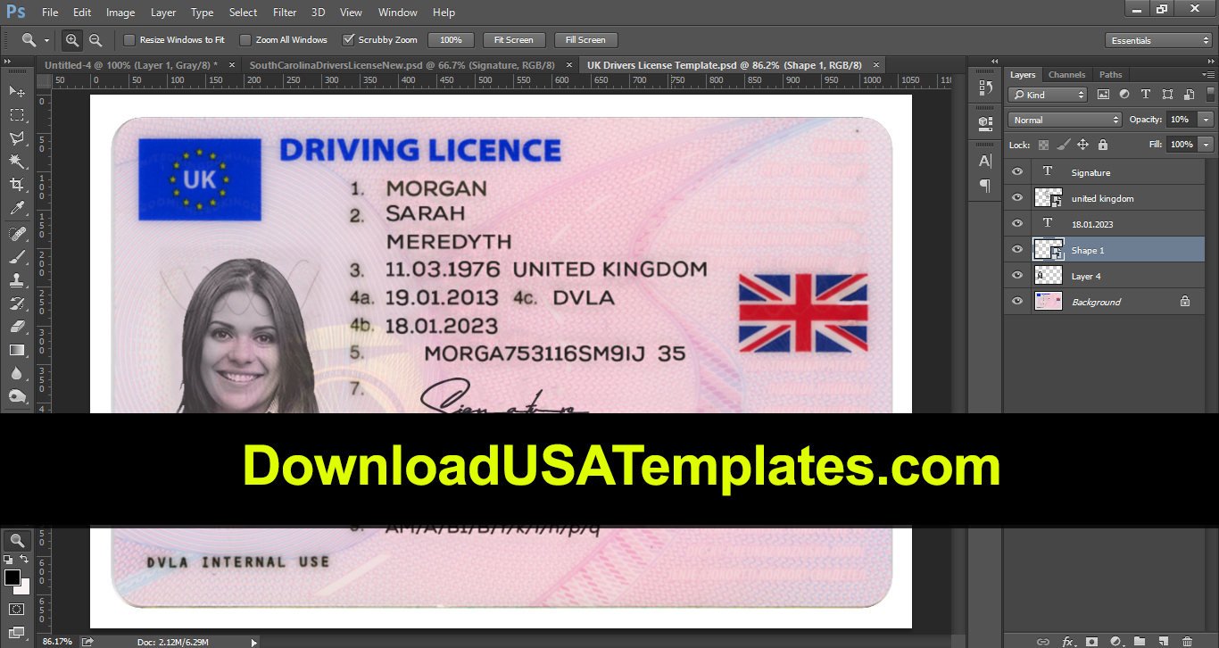 drivers license clipart template psd clipart, transparent - 554.75Kb 1366x7...