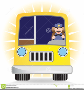 driving clipart bus driver