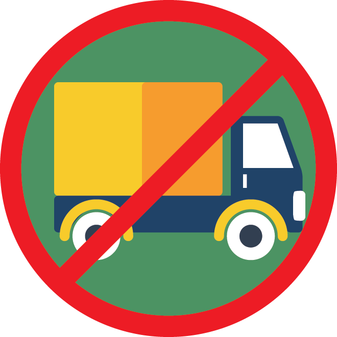 driving clipart courier truck