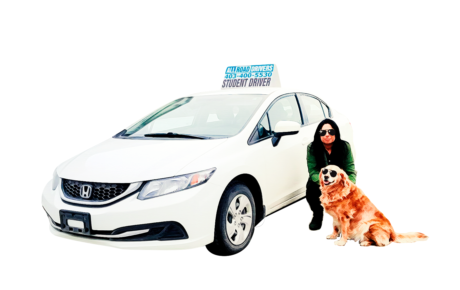 driving clipart driver student
