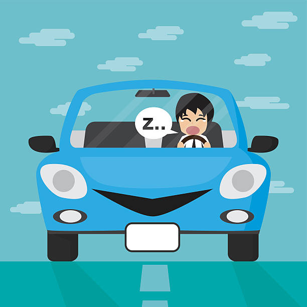 driving clipart drowsy driving