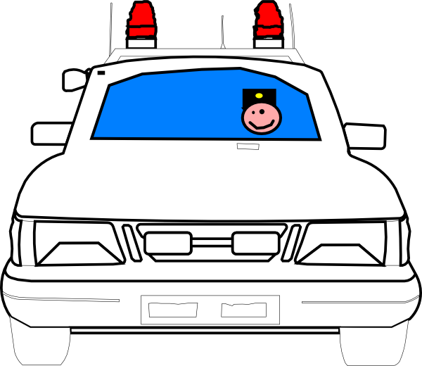 driving clipart large car