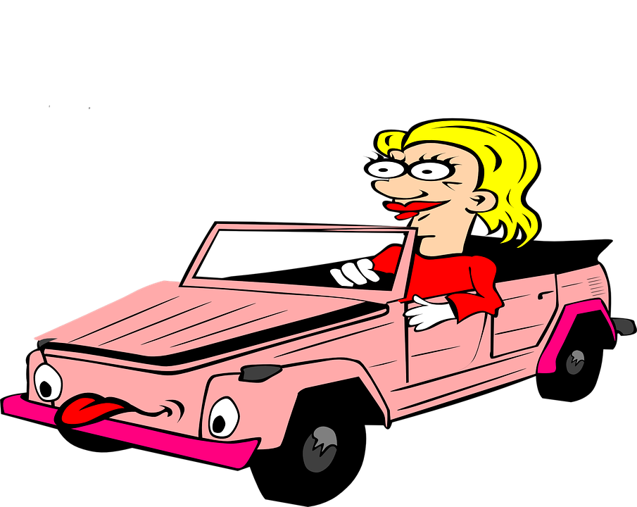 Driving clipart pink car. Clip art cartoon transprent