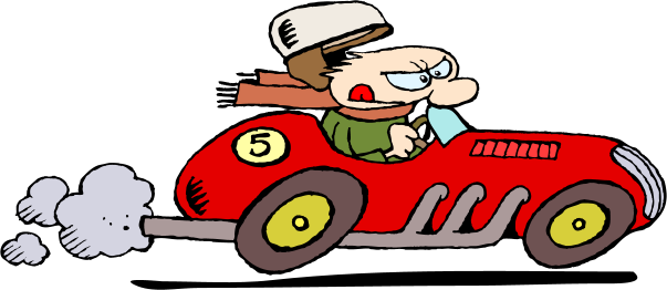 driving clipart racer