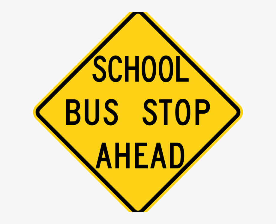School bus stop gun. Driving clipart stopped