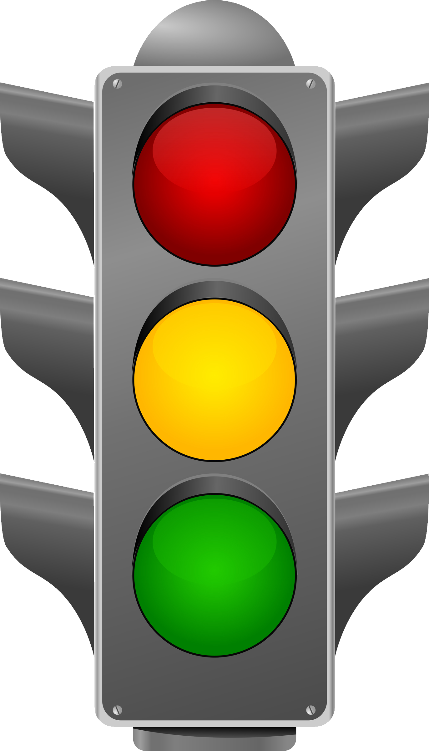 Lights clipart yellow. Traffic light png image