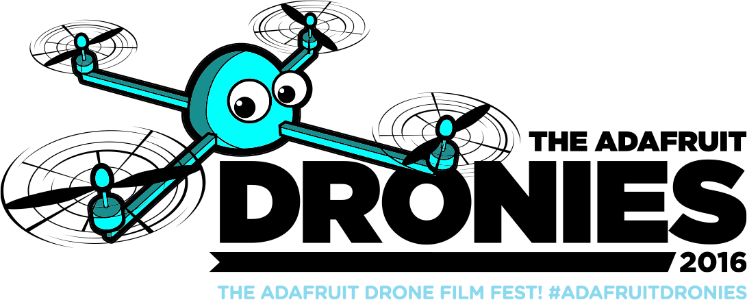 Drone clipart camera logo. The adafruit dronies