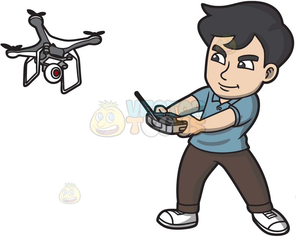 drone clipart flying