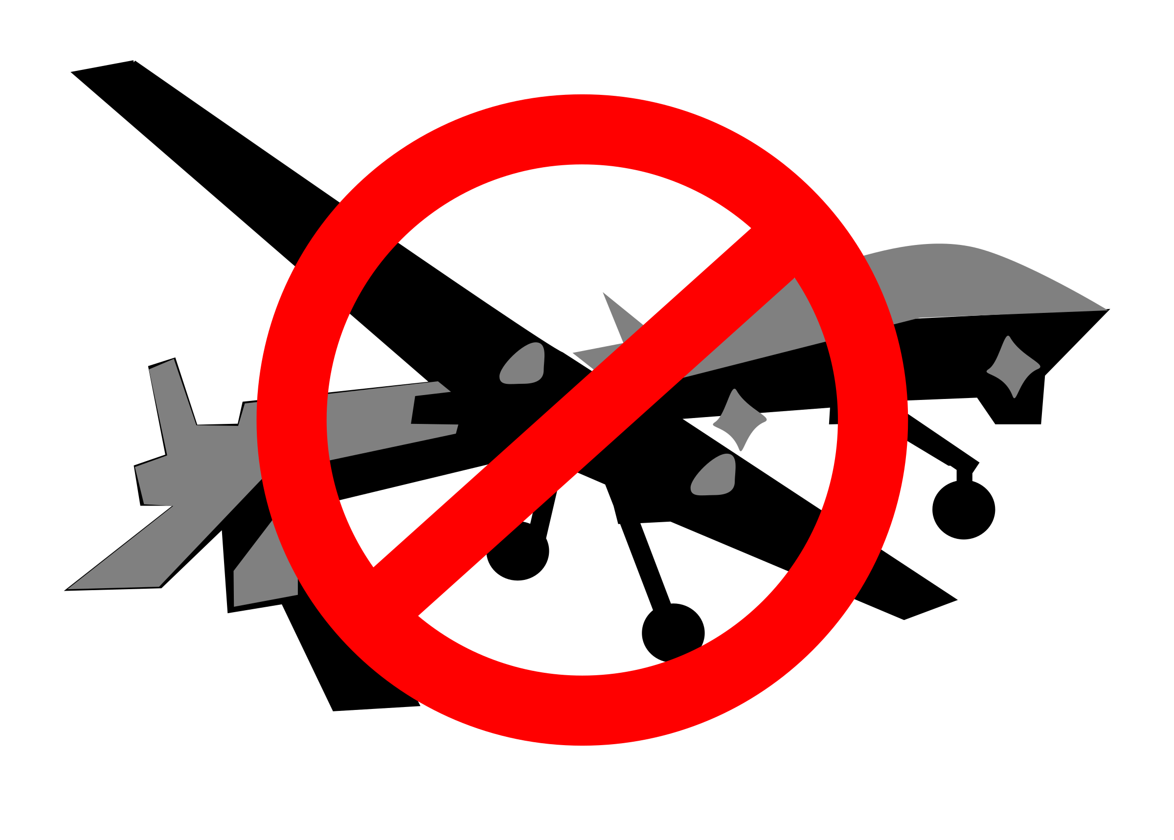 Stop attacks big image. Drone clipart small