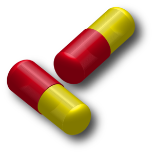 drug clipart capsule