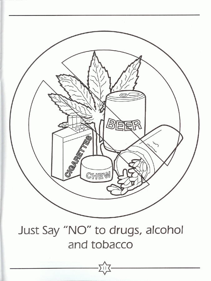 drug clipart coloring page