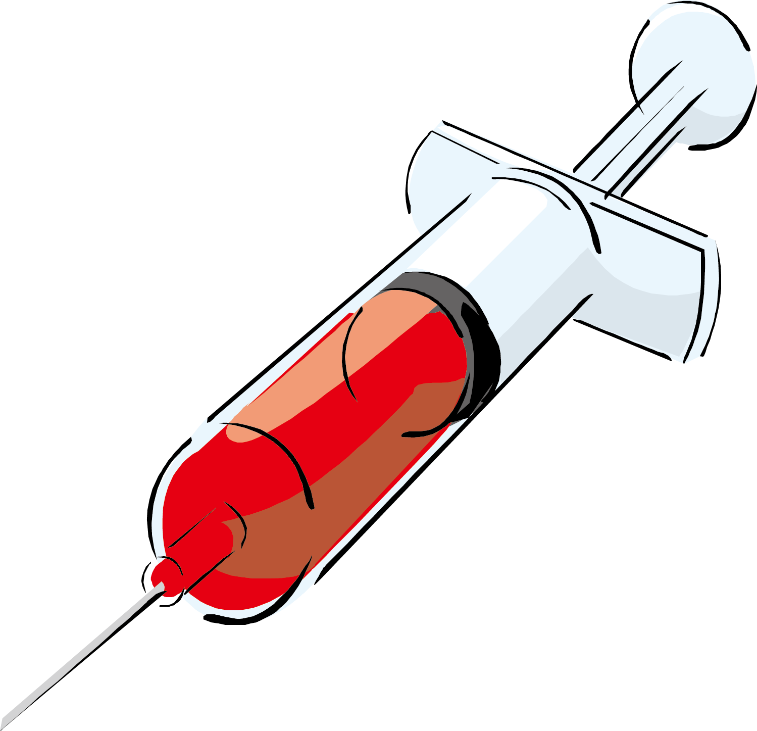 Medicine clipart needle syringe, Medicine needle syringe Transparent ...