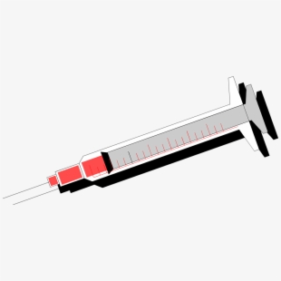 Drawing needles syringe with. Drug clipart flu shot needle