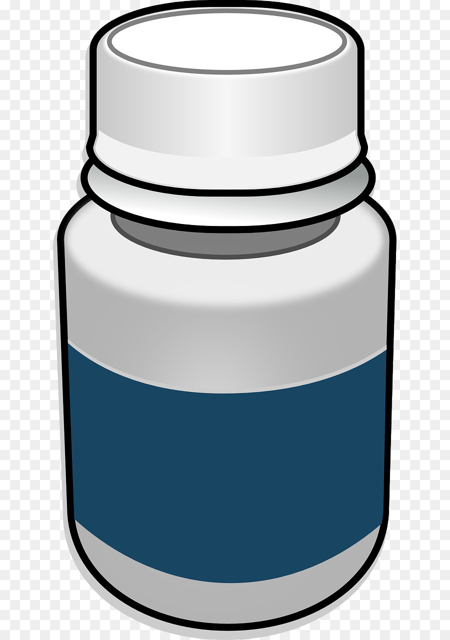 Cartoon tablet bottle . Drug clipart medicine container